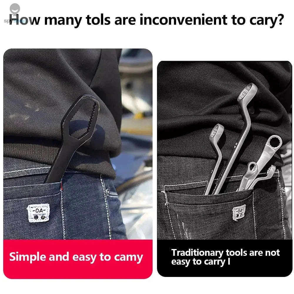 Universal Torx Wrench – Self‑Tightening Adjustable Dual‑Head Tool-160mm 8-22mm