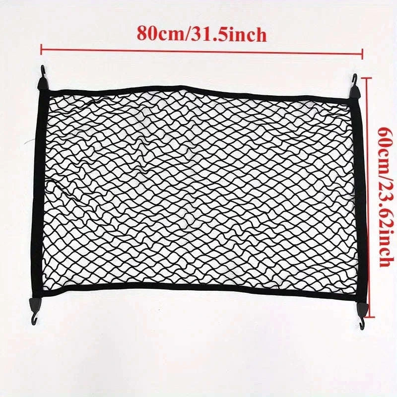 Universal Truck Bed Elastic Cargo Mesh Organizer-80X60cm / Single layer