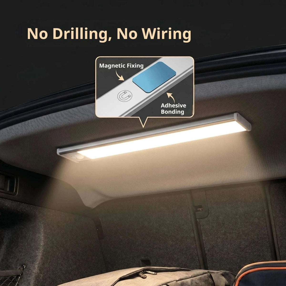 Universal Trunk Car Sensor Light with Magnetic Installation-1PC 30CM