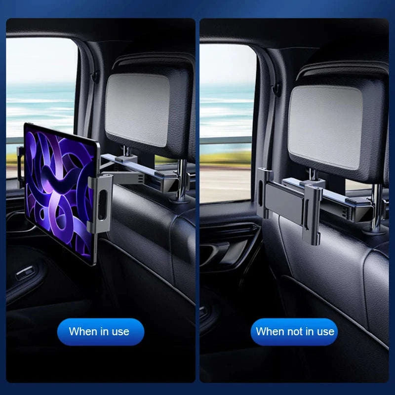 Upgraded Car Headrest Phone Holder for 4-12.9 Inch Devices-1pc