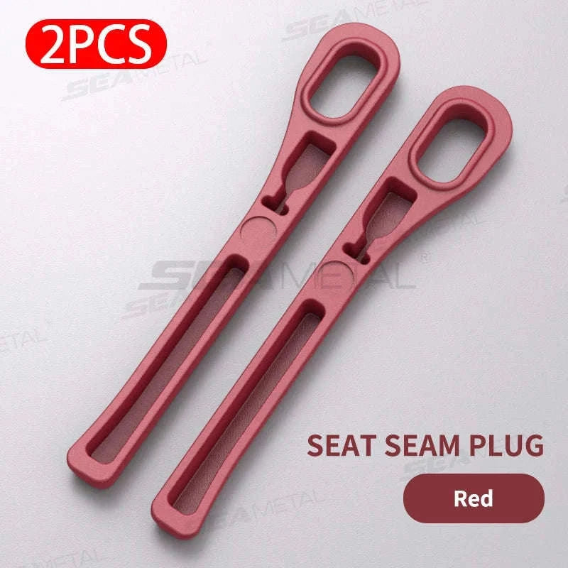 Upgraded Car Seat Gap Filler 2 Pcs Center Console Side Crevice Filler Strip-Brown 2pcs