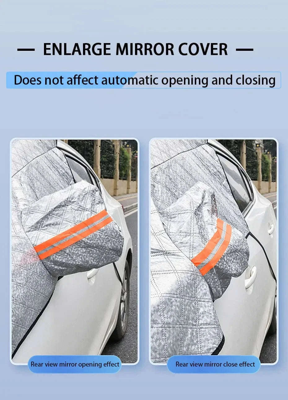Upgraded Car Window Snow Cover with Hood Cover-Upgraded version