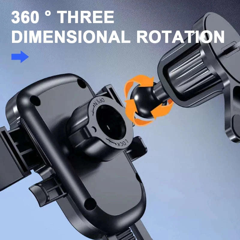 Upgraded Hook Car Phone Holder Air Vent Mount 360-Degree Rotation-Phone Holder