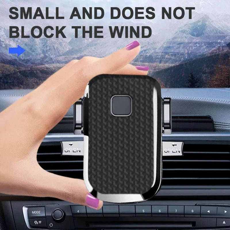 Upgraded Hook Car Phone Holder Air Vent Mount 360-Degree Rotation-Phone Holder