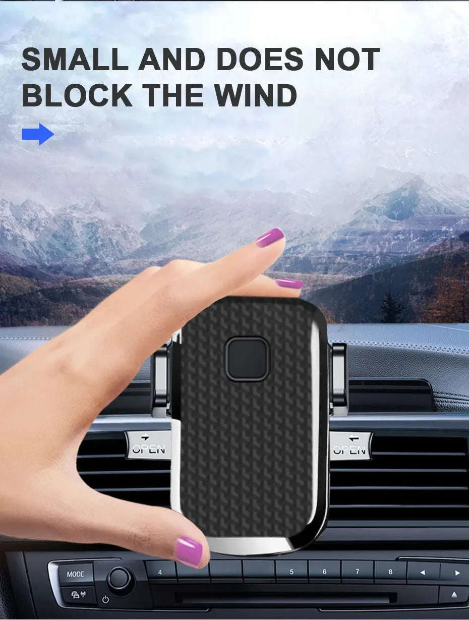 Upgraded Hook Car Phone Holder Air Vent Mount 360-Degree Rotation-Phone Holder