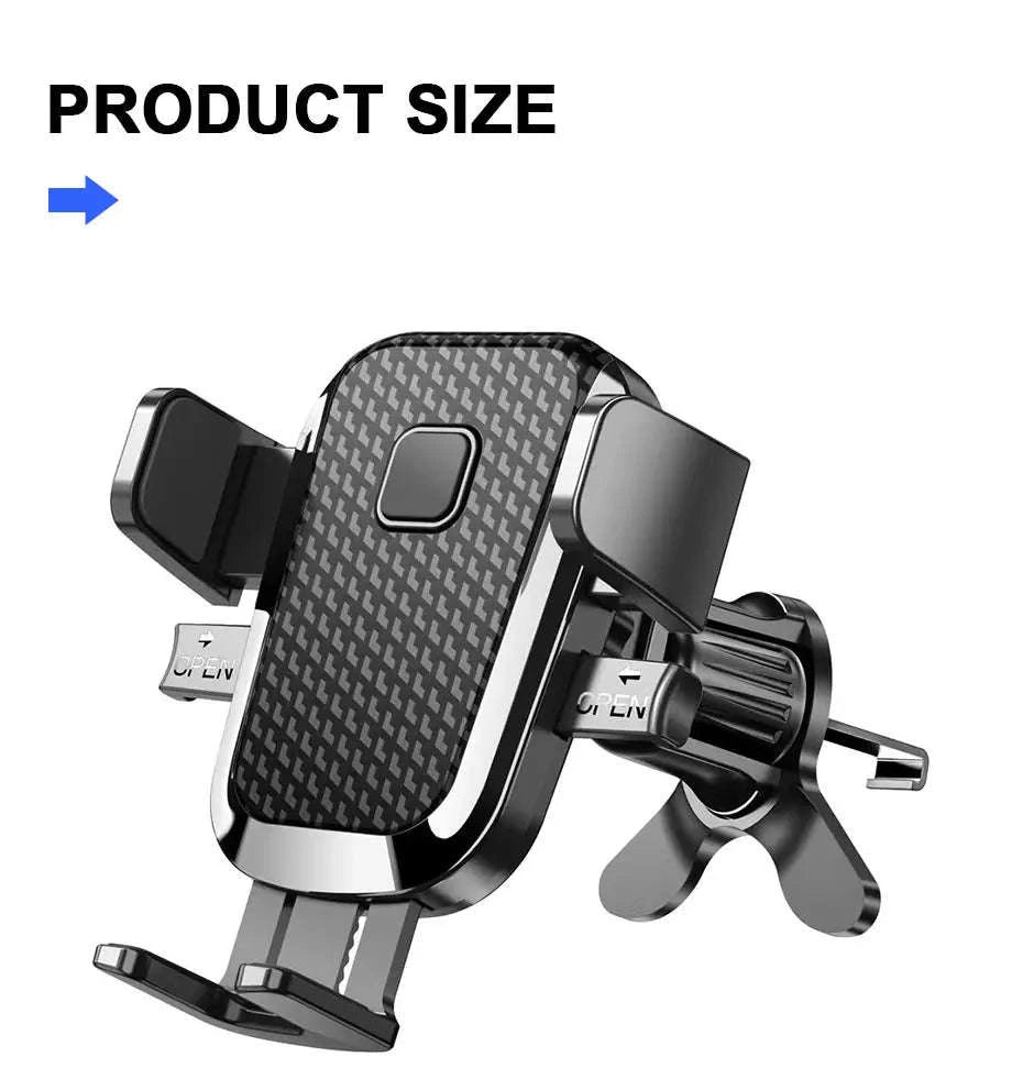 Upgraded Hook Car Phone Holder Air Vent Mount 360-Degree Rotation-Phone Holder