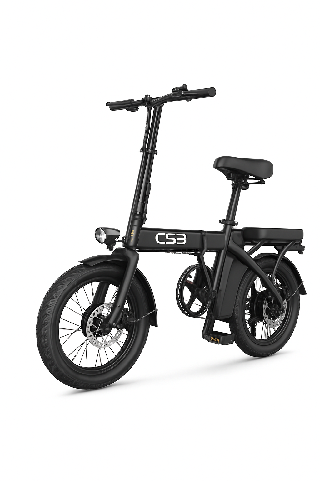 Bicicletta Elettrica 14" 500W Batteria 48V Autonomia 30km E-Bike Compatta per Adulti