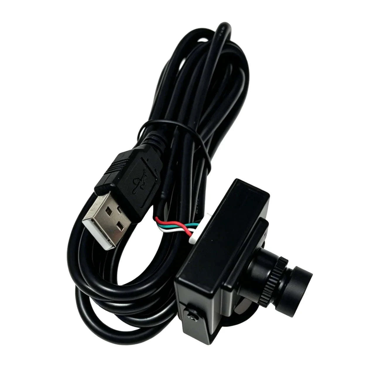 USB 1080P HD Webcam, 142° Wide Angle, Plug and Play-720P 2.1mm lens