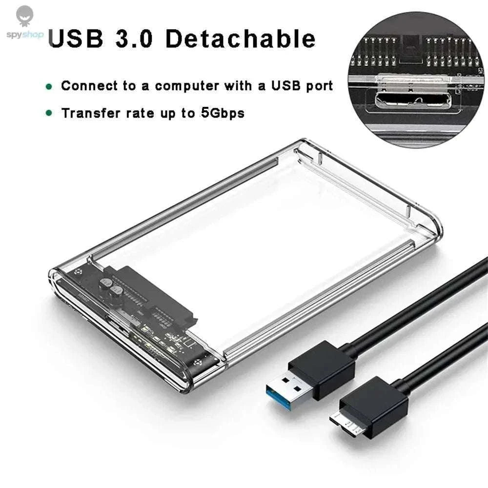 USB 3.0 2.5-Inch SATA HDD Enclosure with Tool-Free Setup-USB 3.0 to type c