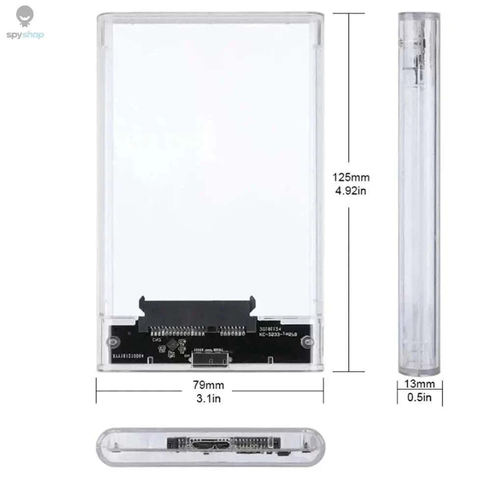 USB 3.0 2.5-Inch SATA HDD Enclosure with Tool-Free Setup-USB 3.0 to type c