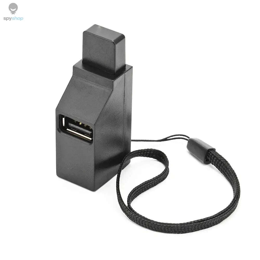 USB 3.0 Hub Adapter Extender – 3 Port Splitter-Black USB 2.0