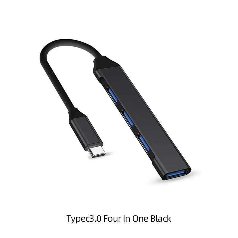 USB 3.0 Hub with 4 High‑Speed Ports-