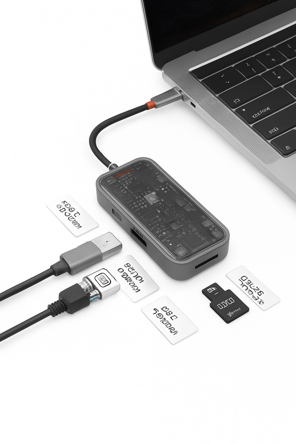 Estação de Ancoragem USB-C 8 em 1 para MacBook Pro e Air