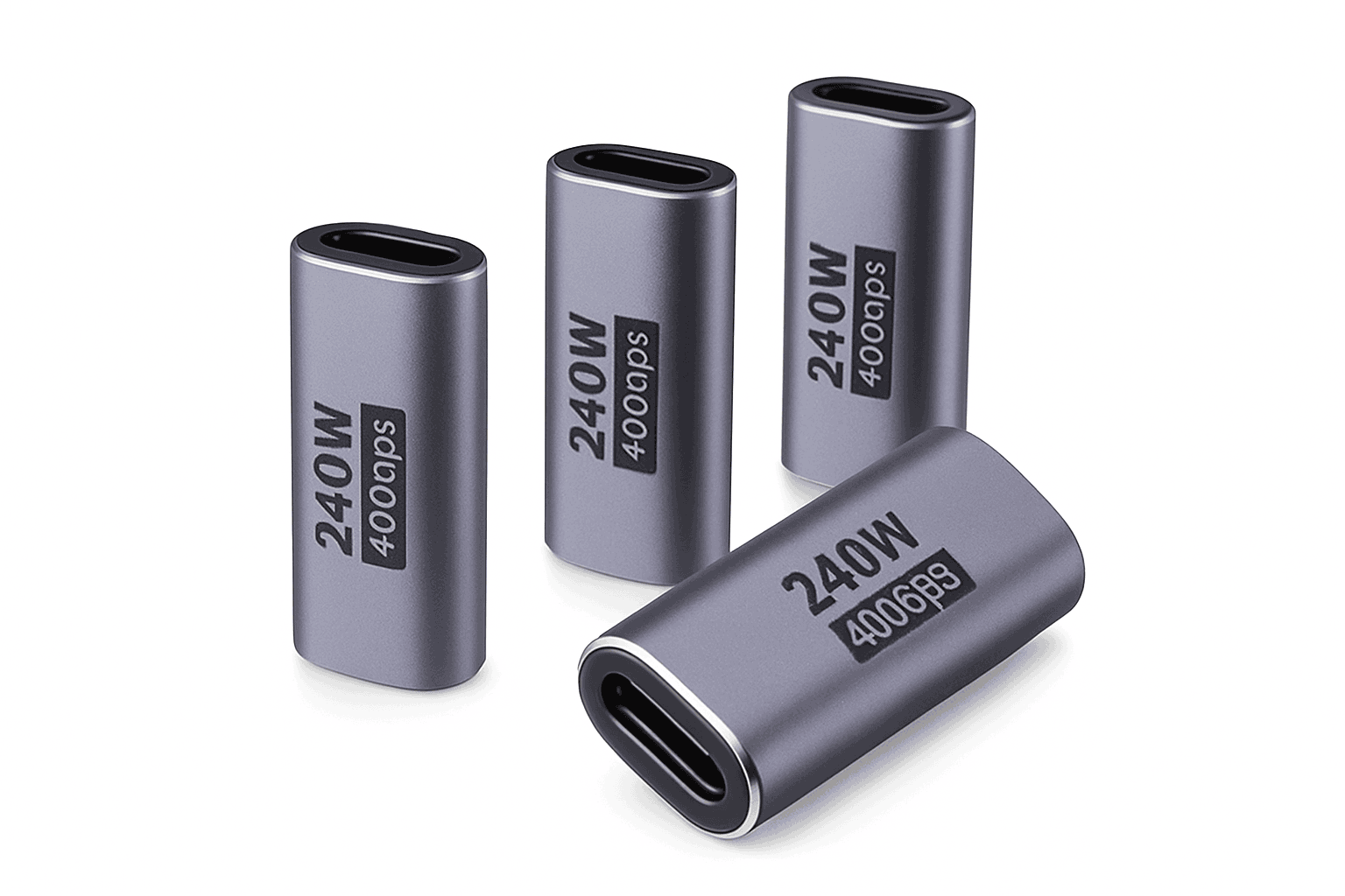 USB-C Female to Female Adapter, 240W PD, 40Gbps, 8K-1x CM-CM 240 ZT