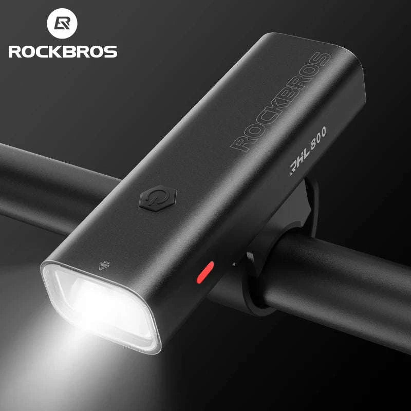 USB-C Rechargeable Bike Light 400–800LM Waterproof Front Headlight-RHL800