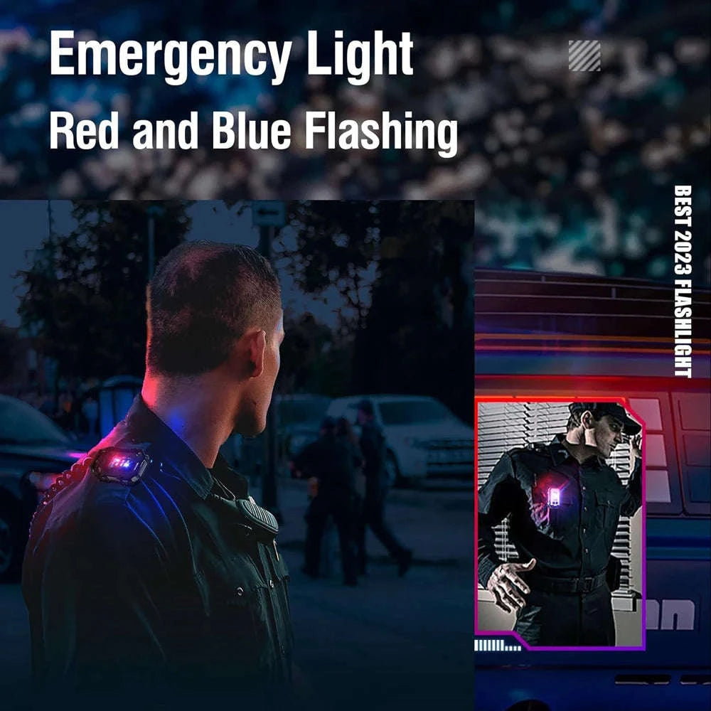 USB C Rechargeable Mini Keychain Flashlight-Black