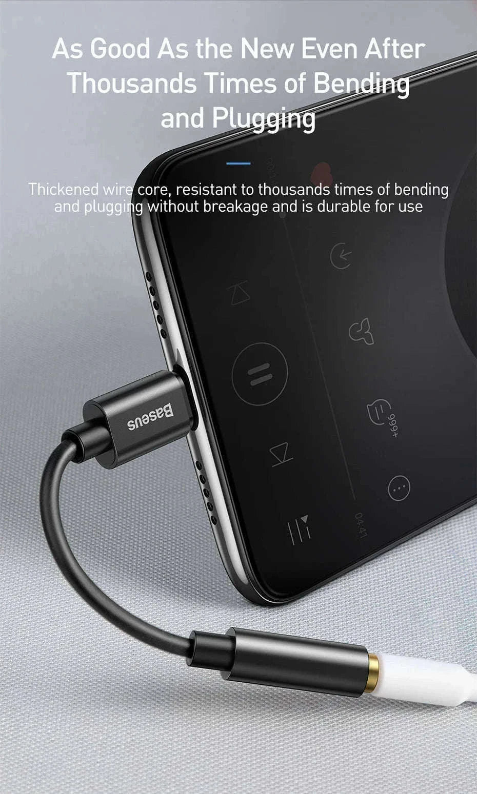 USB-C to 3.5mm Earphone Jack Adapter-Black