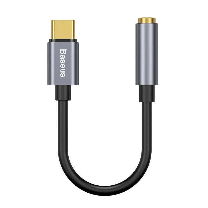 USB-C to 3.5mm Earphone Jack Adapter-Black