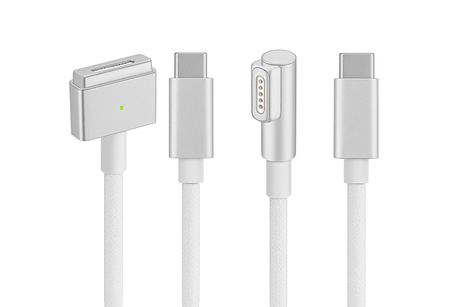 USB-C to MagSafe Cable for MacBook Air/Pro 45W 60W 85W-Mag1 L-Braided Cable / 1.8m