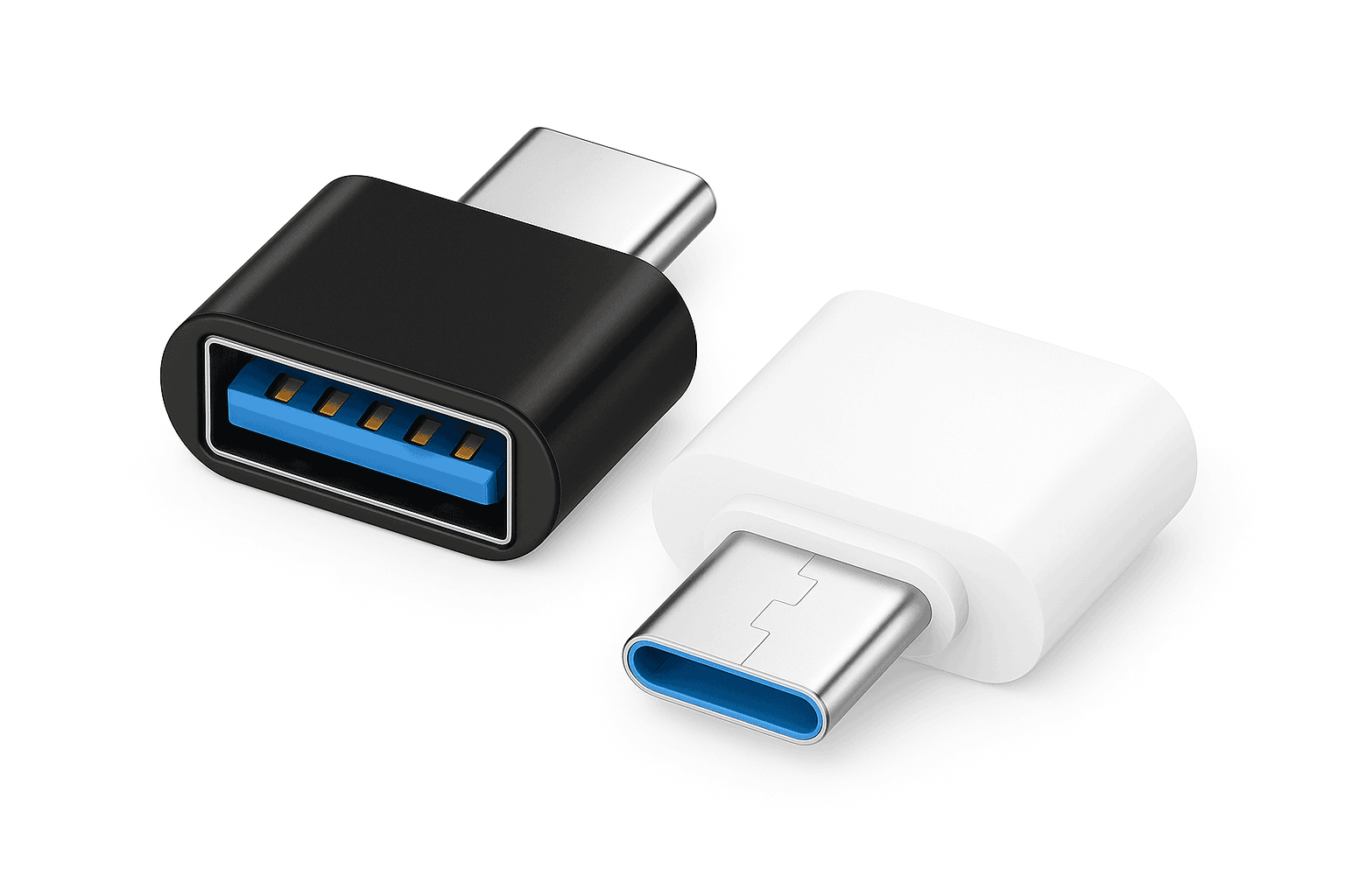 USB-C to USB 3.0 OTG Adapter for Fast, Easy Device Connections-1PCS White