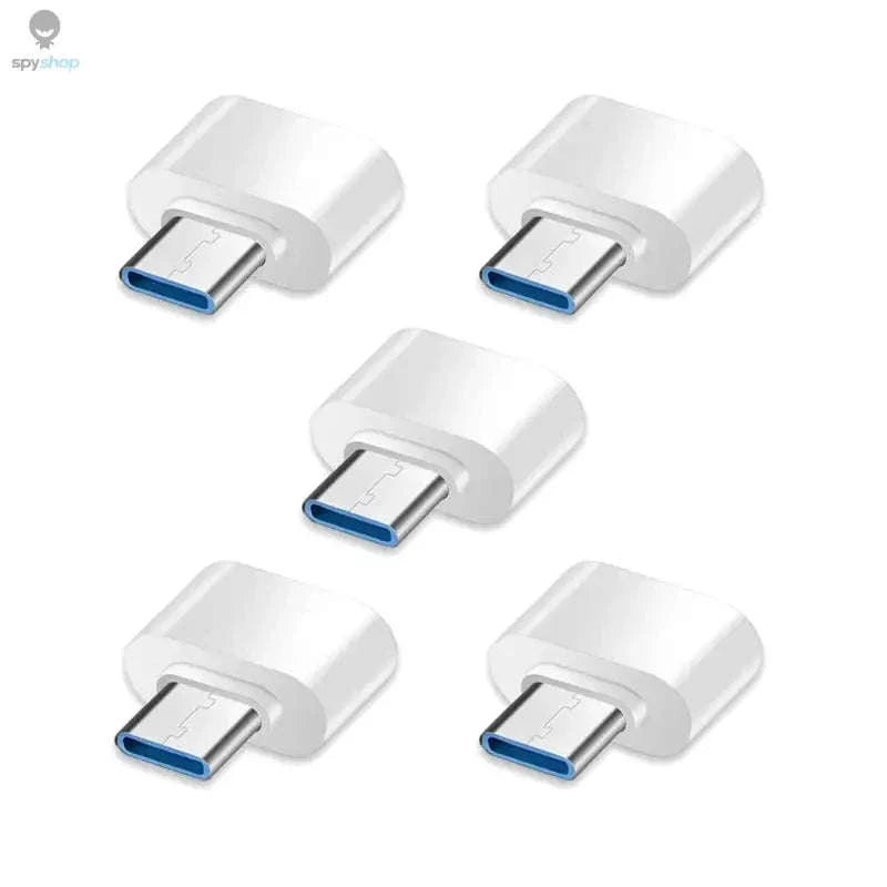 USB-C to USB 3.0 OTG Adapter – High-Speed Transfer and Universal Compatibility-1PCS White