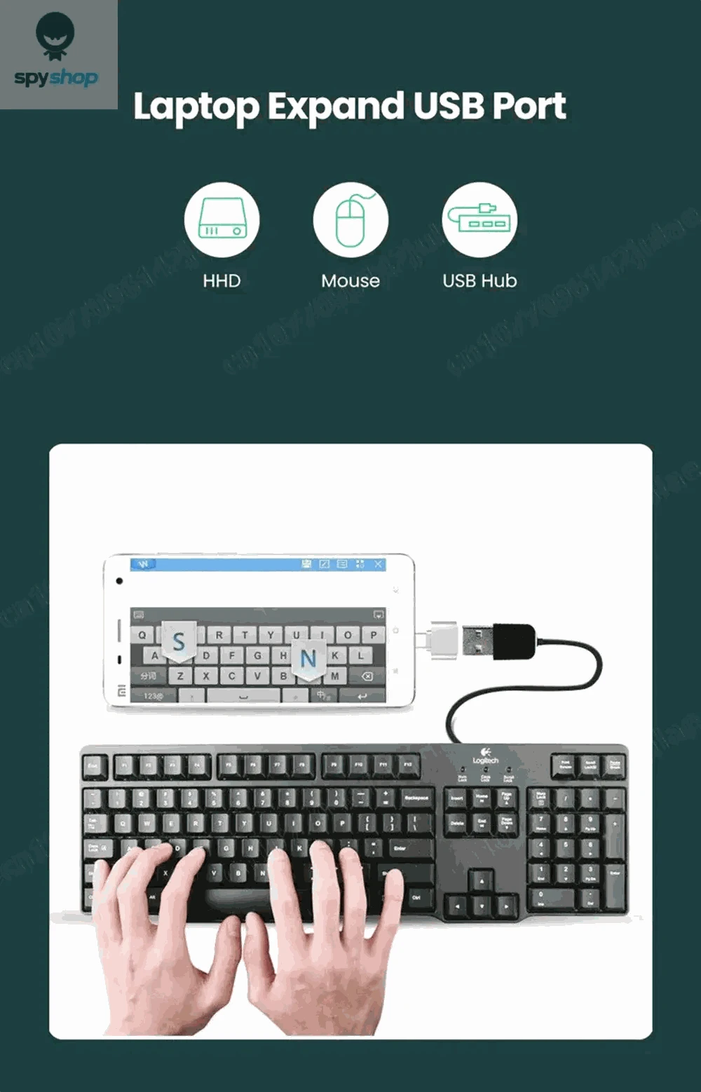 USB-C to USB 3.0 OTG Adapter – High-Speed Transfer and Universal Compatibility-1PCS White