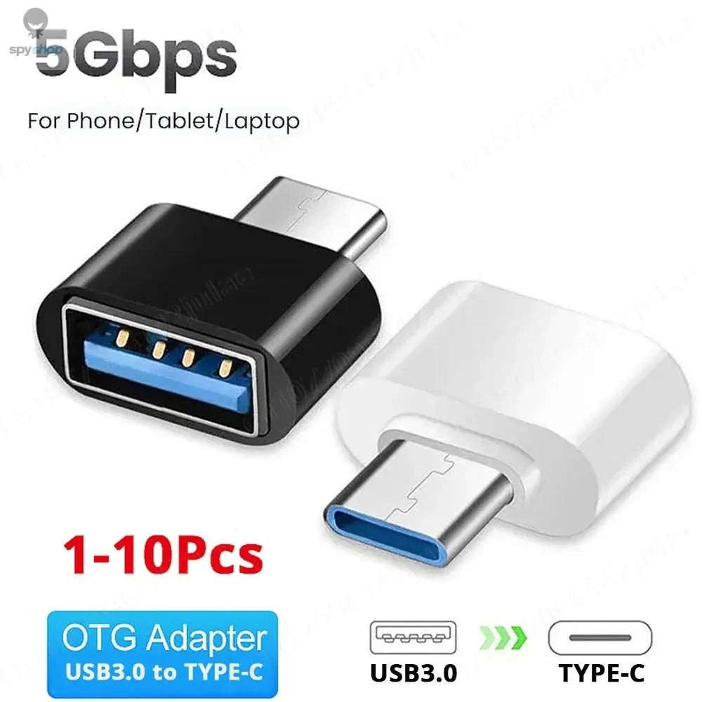 USB-C to USB 3.0 OTG Adapter – High-Speed Transfer and Universal Compatibility-1PCS White