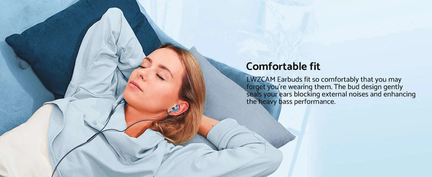 USB-C Wired Earphones for Samsung & Android-Black 3.5mm