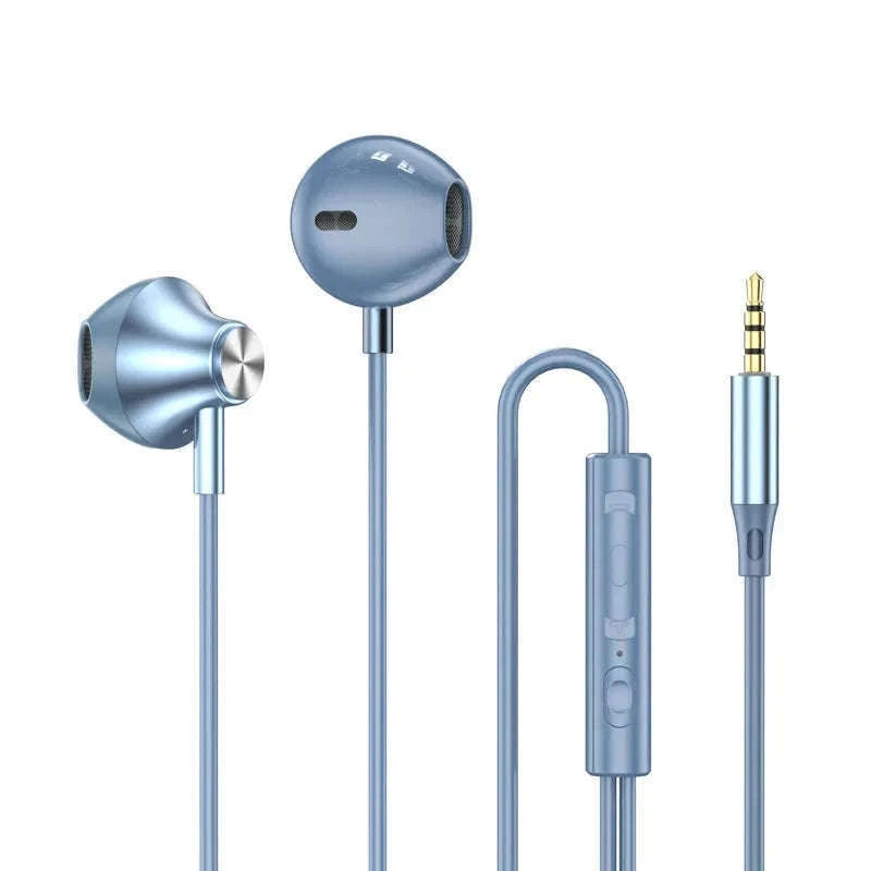 USB-C Wired Earphones for Samsung & Android with Mic-Black 3.5mm