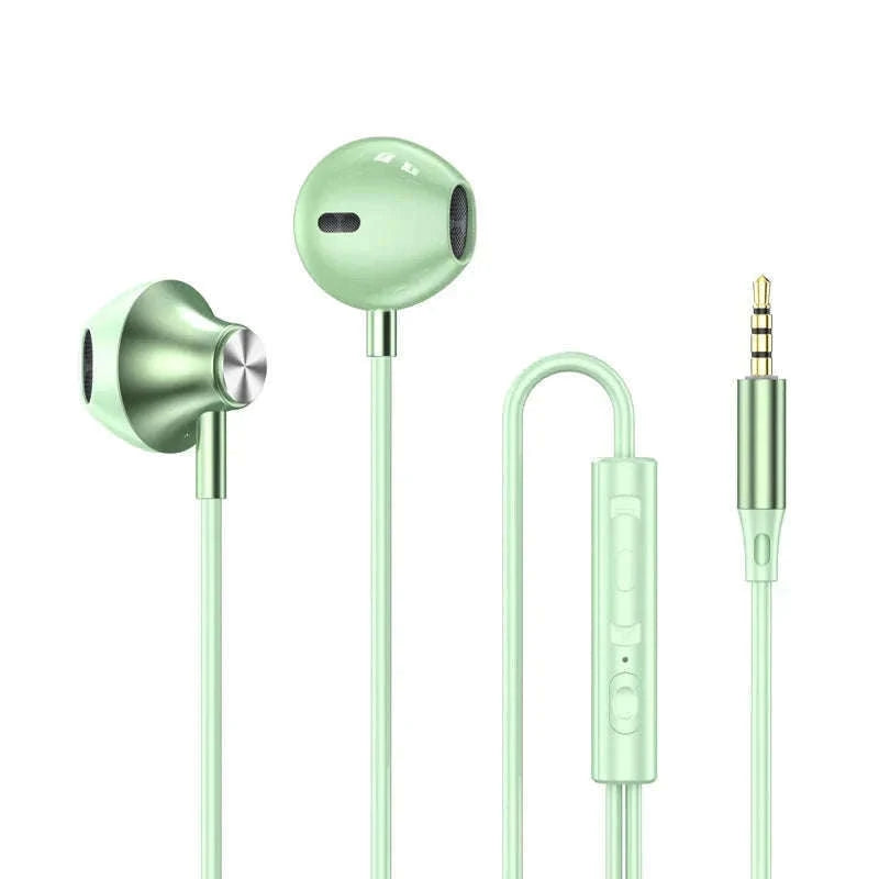 USB-C Wired Earphones for Samsung & Android with Mic-Black 3.5mm