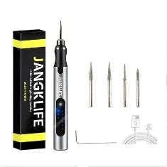 USB Cordless Rotary Tool Kit for Precision DIY and Crafting-30pcs