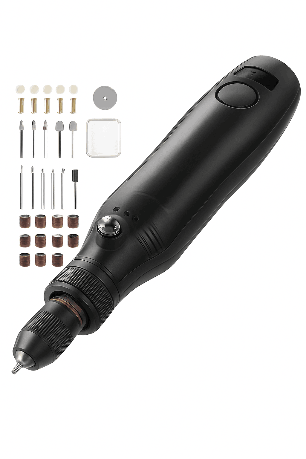 USB Cordless Rotary Tool Kit with 37 Accessories-Grey