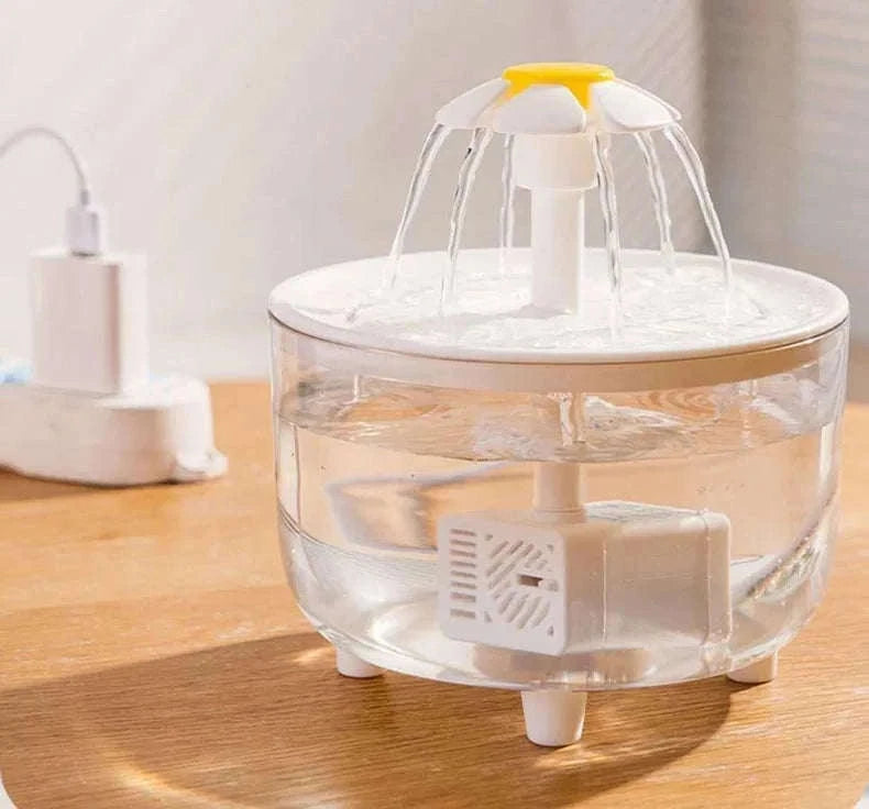 USB Electric Pet Water Fountain 1L Automatic Cat Dispenser-2 / USB Plug  DC5V / 1L