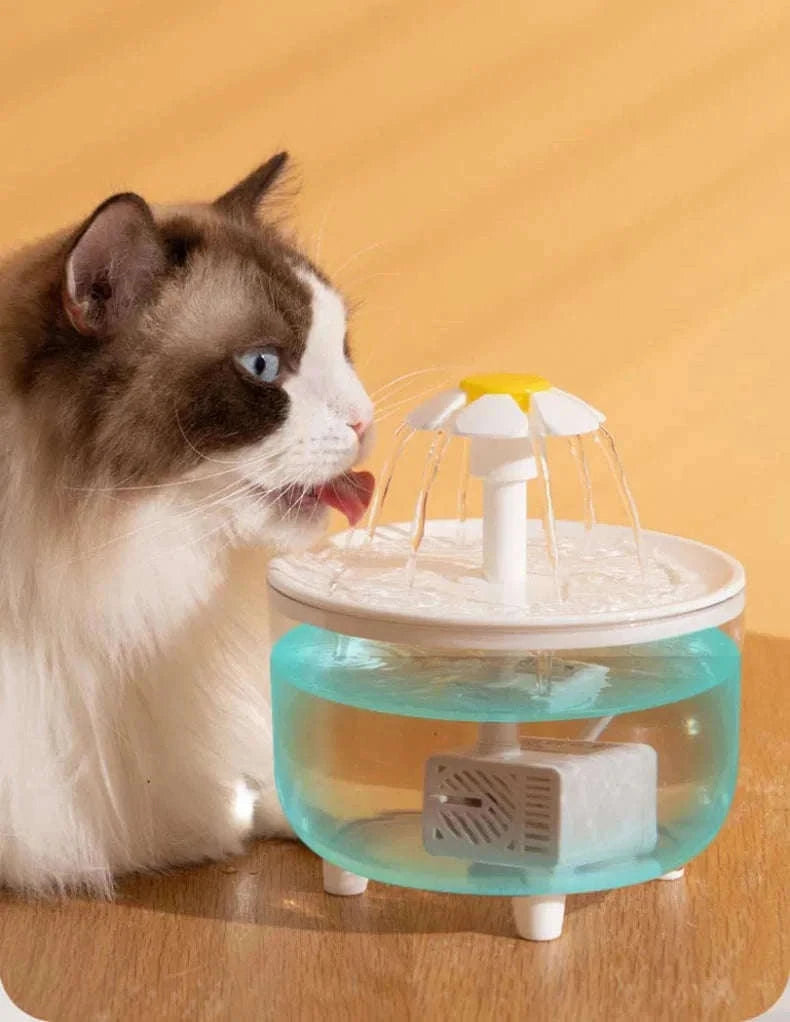 USB Electric Pet Water Fountain 1L Automatic Cat Dispenser-2 / USB Plug  DC5V / 1L