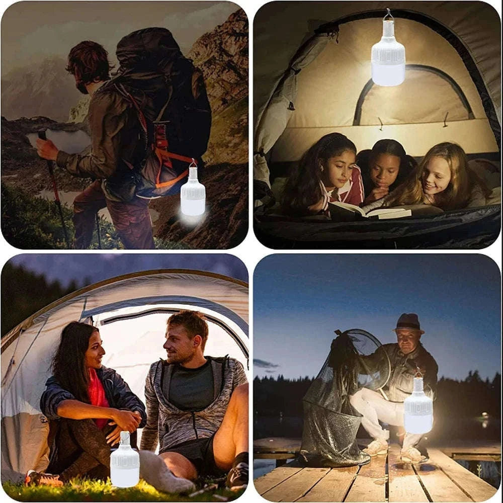USB Rechargeable LED Portable Lantern for Outdoor Use-450w / 2pcs