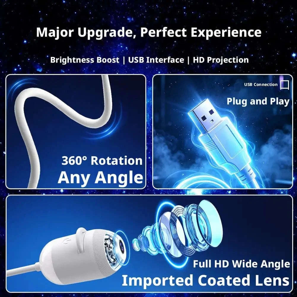 USB Starry Sky Projection Light-6in1