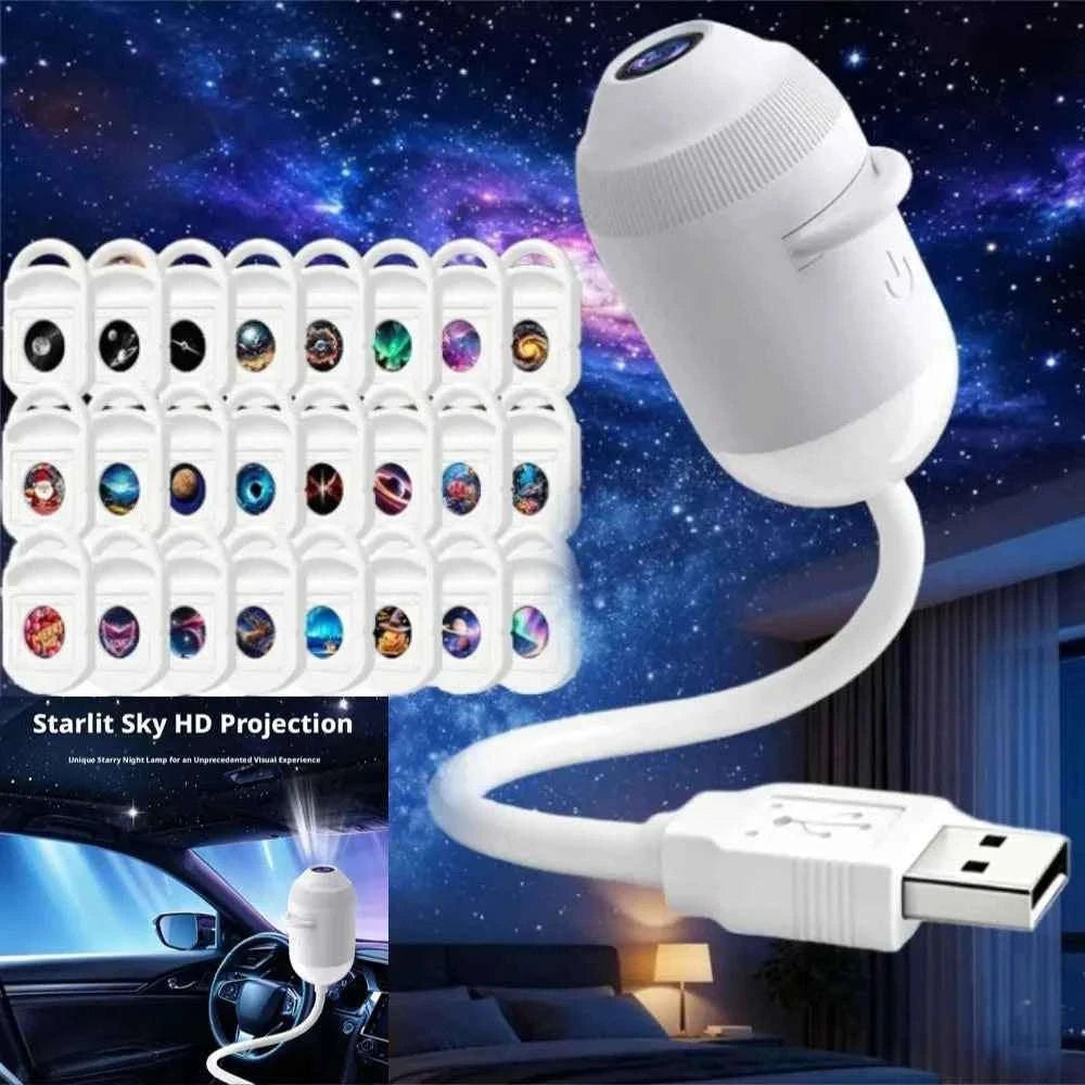USB Starry Sky Projection Light-6in1