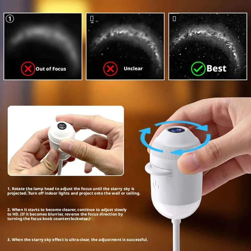 USB Starry Sky Projection Light-6in1
