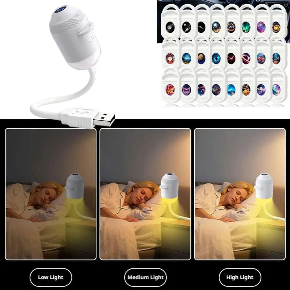 USB Starry Sky Projection Light-6in1