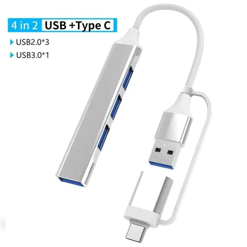 USB Type C Adapter Docking Station Multi-Port Hub-7 in 2 PD / China Mainland