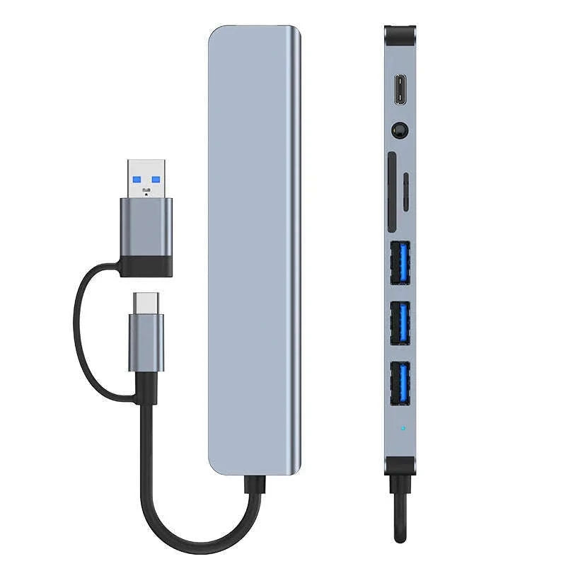 USB Type C Adapter Docking Station Multi-Port Hub-7 in 2 PD / China Mainland