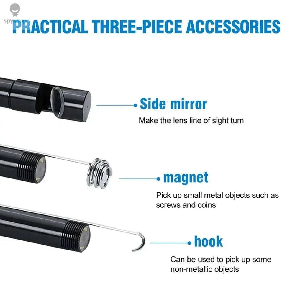 USB Type C Endoscope Inspection Camera with LEDs and Waterproof Design-3m