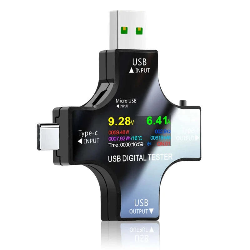 USB Type‑C PD Digital Tester 8A Voltage & Current Monitor-With Bluetooth
