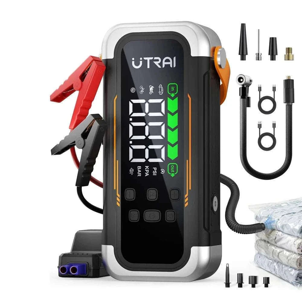 UTRAI 5-in-1 Car Jump Starter Air Pump Power Bank with 6 Modes-JS-40 6000A / China Mainland