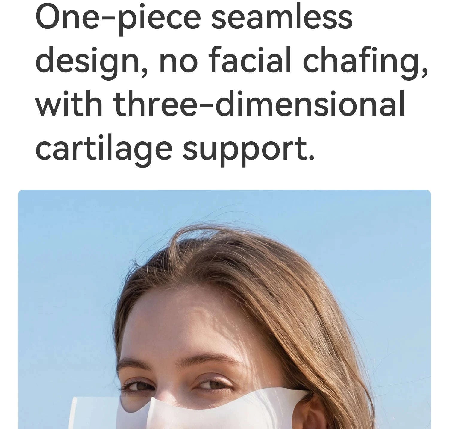 UV Protection Ice Silk Face Scarf Cycling Mask Neck Cover-MZ025-WT / One Size