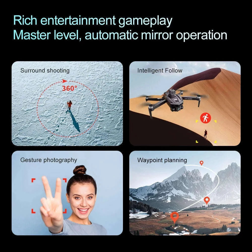 V168 Pro Max GPS Drone with 8K Camera and Built-In Screen-V168 Max-Screen