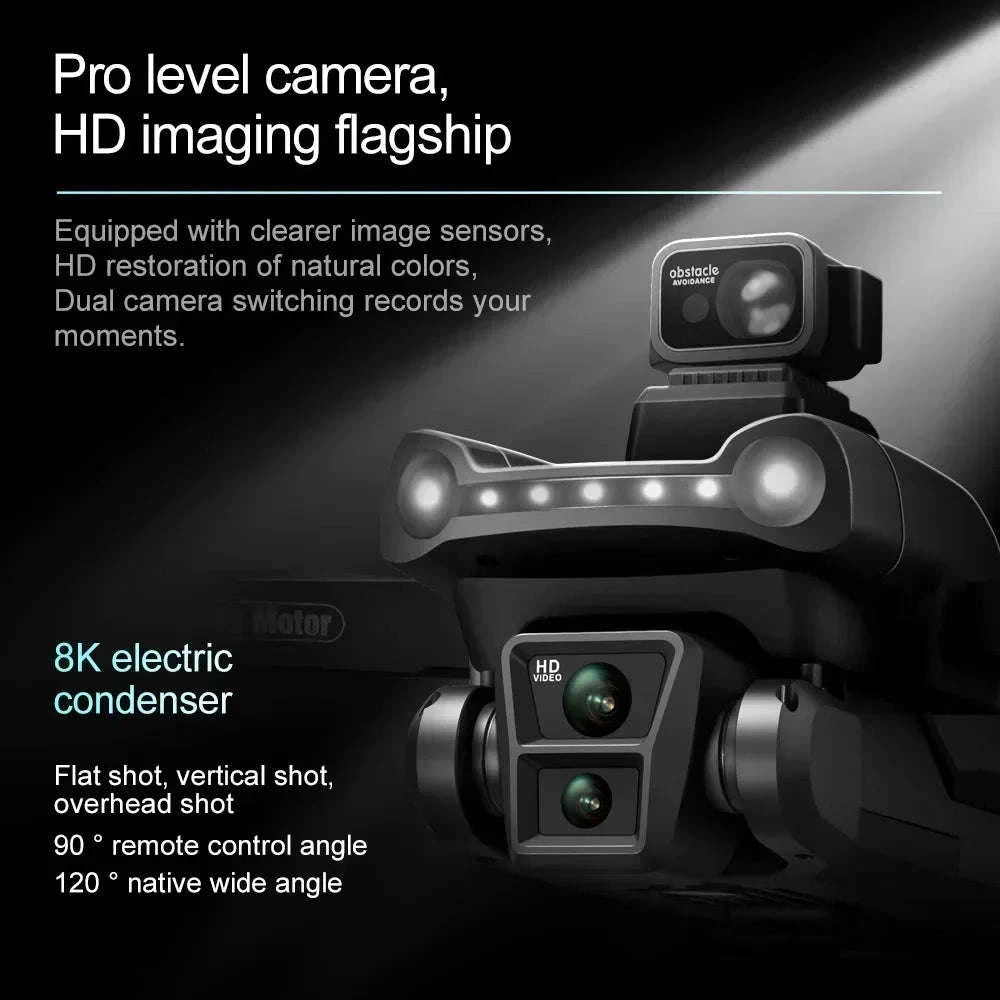 V198 GPS Drone with 8K Camera, Obstacle Avoidance & 3KM Range-Screen-8K-3B