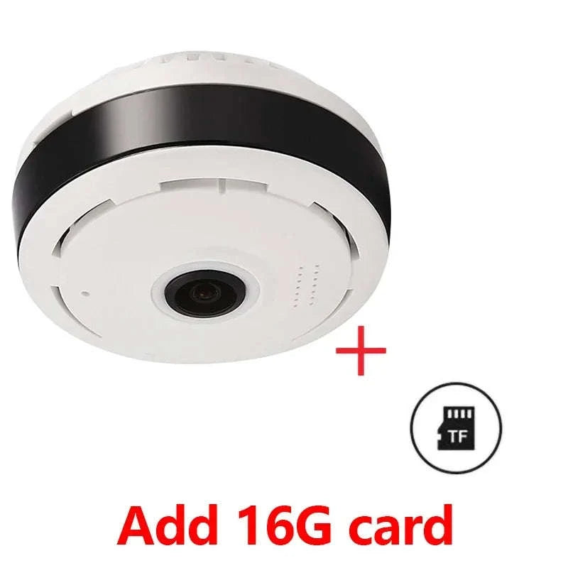 V380 Pro WiFi Panorama Camera 1080P Security Camera-camera with 64G card