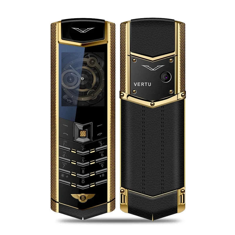 V9 Metal Body Luxury Bar Phone with Dual SIM-black / Official Standard