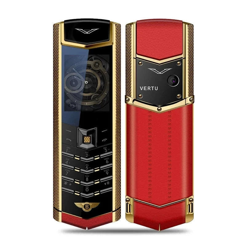 V9 Metal Body Luxury Bar Phone with Dual SIM-black / Official Standard
